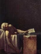 Jacques-Louis David marars dod oil painting artist